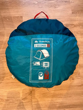 Quechua Pop Up Tent - 2 Seconds for 2 People - Good Condition, Green, Tent