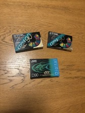 JVC  DCC  D90-VA  & TDK 90 CDING 2 BLANK DIGITAL CASSETTE TAPES(SEALED) 3 tapes