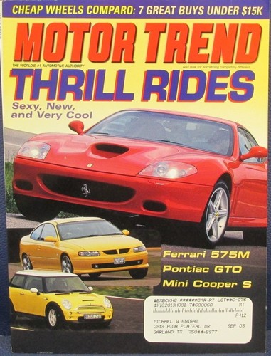 Motor trend magazine july - motor,
