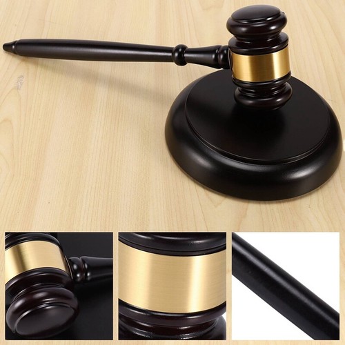 Wooden gavel hammer sound - hammer, &