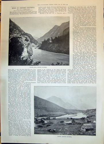 Antique print 1898 - print,