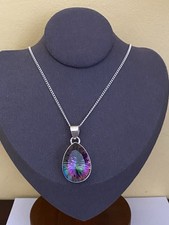 Sterling silver large mystic - silver,