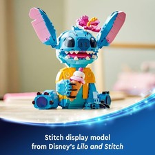 UNOFFICIAL LEGO Disney Stitch 43249 Interactive Brick Set Toy for Kids