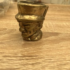 Vintage Brass Miniature Toby