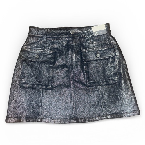Gap kids silver metallic denim - kids,