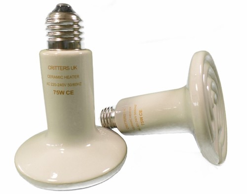 Pack ceramic heat - 2, bulb
