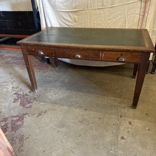 George V Solid Oak Writing Desk Air Ministry WW2.(£599.99 ono)