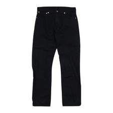 Vintage Levis 521 Jeans Mens W36 L34 Black Zip Fly Regular Fit