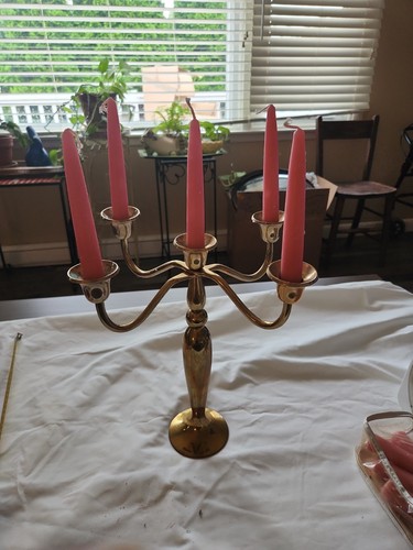 Vintage solid brass arm - vintage,