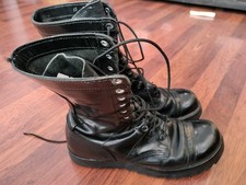 Vintage Corcoran Men's 10" Original Jump Boots in black leather Size 10 R