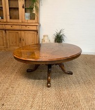 Victorian Burr Walnut Coffee