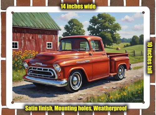 Metal sign 1957 - sign,