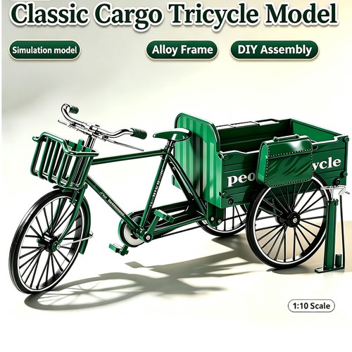 Retro pedal tricycle model - pedal,