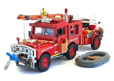 Matchbox 1/43 Scale YYM36400 - 1952 Land Rover Surf Patrol Rescue - Red