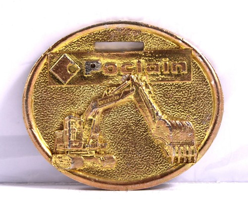 Poclain excavator advertising - poclain,