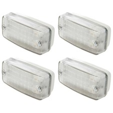 4 x Aluminium & Glass Bulkhead