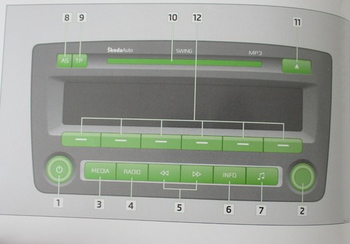 Skoda swing radio - swing, /