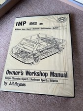 Workshop Manual Hillman Imp 1963-on