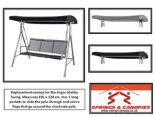 garden swing seat canopy