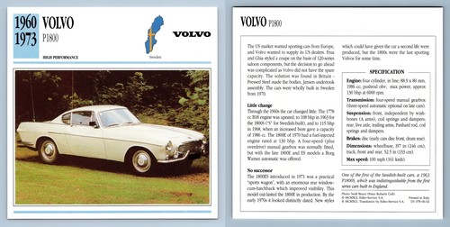 Volvo p1800 1960 73 high - -, 1960-73