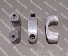 Three Autohelm 4000 Wheel Pilot Spoke Clamp 16mm 5/8" (C) ST4000 bracket Alloy