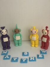 Teletubbies unofficial cake topper birthday decoration cbeebies laa laa handmade