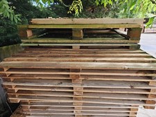 Pressure Treated Brown Feather Edge Fence Panels 4ft High x 6ft Wide Sun Faded