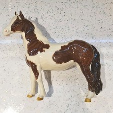 A Beswick Pinto Piebald pony, brown and white 1st Edition