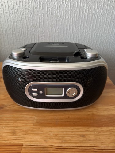 Player boombox with - cd,