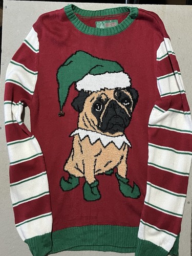 Pug ugly christmas sweater - pug,