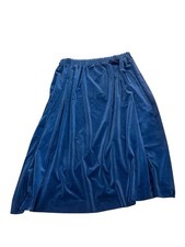 Vtg Lanfine Lined Navy Cotton