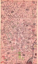 LONDON N. Canonbury Islington Old Street Shoreditch Barbican Hoxton 1927 map