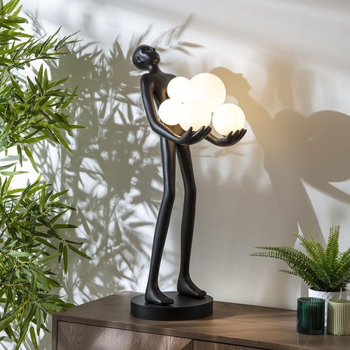 Modern black resin unusual - modern,