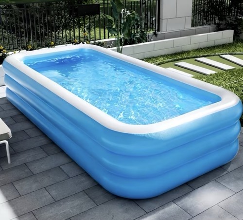 Large family swimming pool - family,