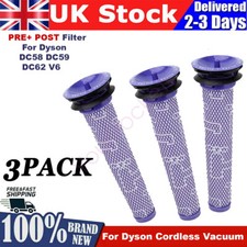 3x Replace Filter For Dyson V6 V7 V8 Animal Absolute Cordless Vacuum Cleaner UK