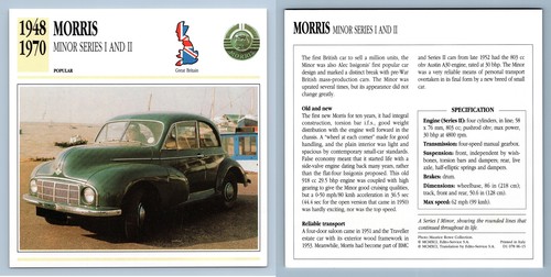 Morris minor series and - morris,