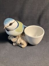 Quail Ceramics. Egg Cup,Blue Tit On Branch.Good Condition.