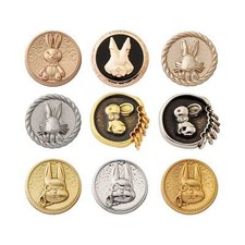 5pcs Rabbit metal decorative