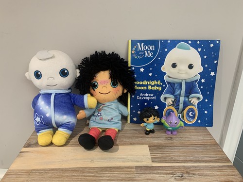 Moon and plush soft toys - moon,