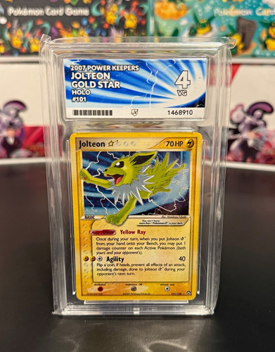 Jolteon gold star holo 101 - jolteon, 101/108