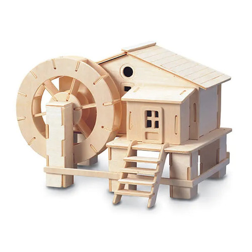 Model kit water wheel quay - kit,