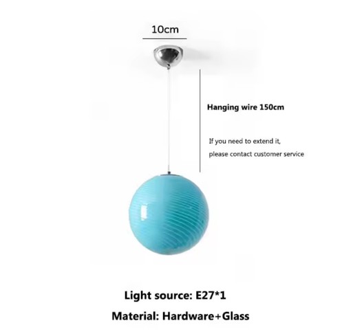 Murano lollipop glass pendant - lollipop,