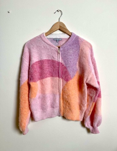 Oliver bonas zip cardigan - zip, up