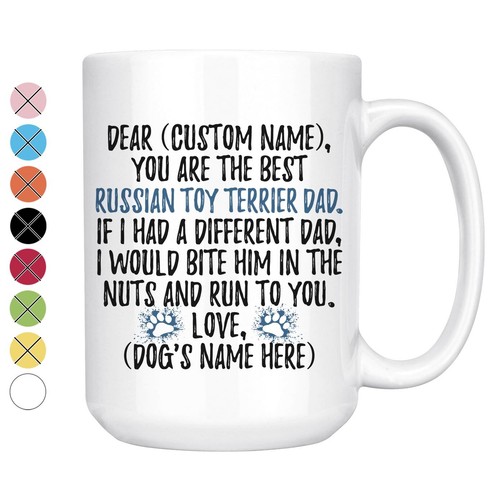 Personalized russian toy dog - personalized,