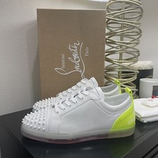 Christian Louboutin Fun Louis Junior Spikes White/Yellow 45