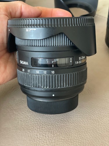 Sigma 20mm 0 - 10-20mm, f/4.0-5.6