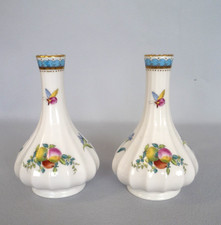 2 x Spode Trapnell Bud Vase