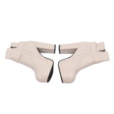 Women High Heels Plain Unique Stylish PU Comfortable High Heel Boots For Work^