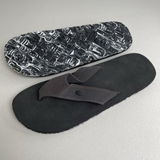 Animal Flip Flops Size UK 13 Mens Black Beach Surf
