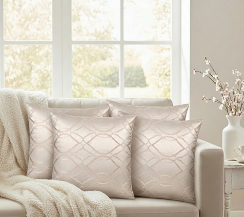 Set peach pink oval - set,